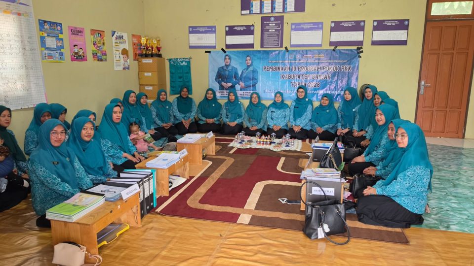 Pembinaan 10 Program Pokok PKK Kabupaten Banjar di Kecamatan Sambung Makmur