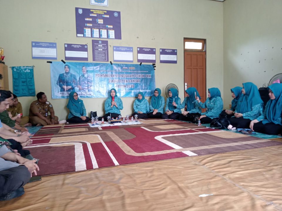 Pembinaan 10 Program Pokok PKK Kabupaten Banjar di Kecamatan Sambung Makmur