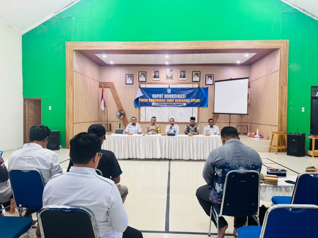 Rapat Persiapan Keikutsertaan Kafilah Kecamatan Sambung Makmur pada MTQ Tingkat Kabupaten Banjar