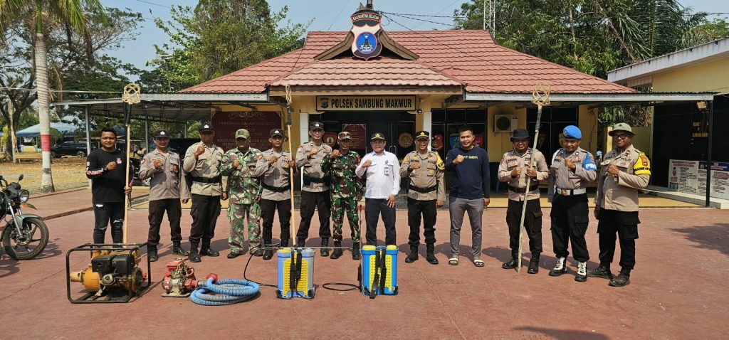 APEL KESIAPAN PERSONEL DAN SARANA PRASARANA DALAM RANGKA PENANGANAN SERTA ANTISIPASI KARHUTLA DI KECAMATAN SAMBUNG MAKMUR