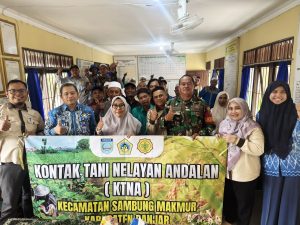 Penyuluhan Tanaman Perkebunan dan Pertemuan Rutin Forum KTNA Kecamatan Sambung Makmur